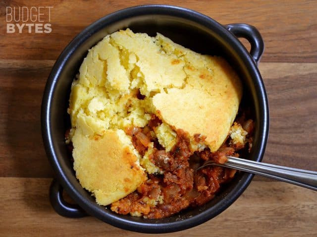 Chili Cornbread Casserole
 Chili Cornbread Skillet Bud Bytes