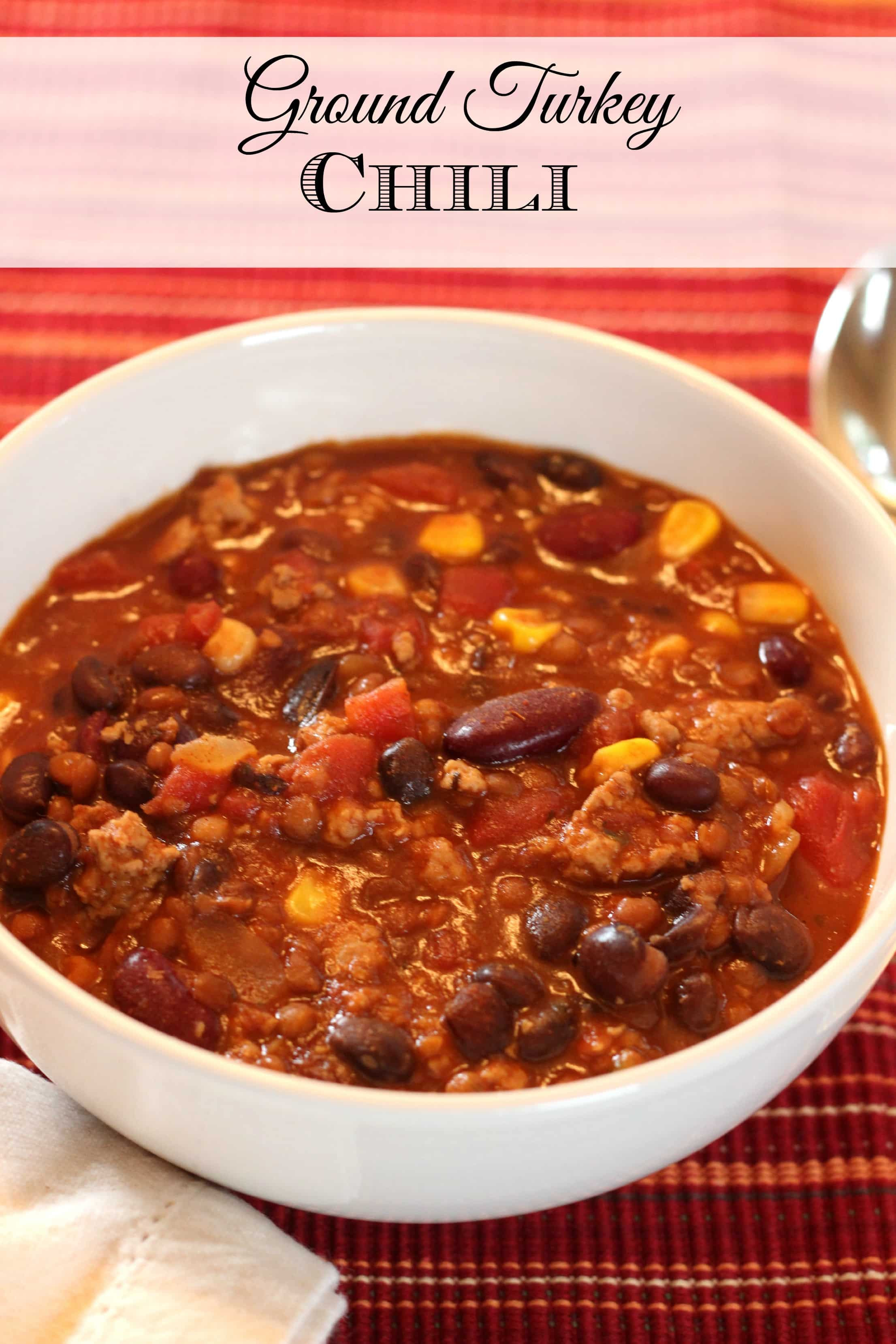 Chili Recipe Turkey
 ground turkey chili