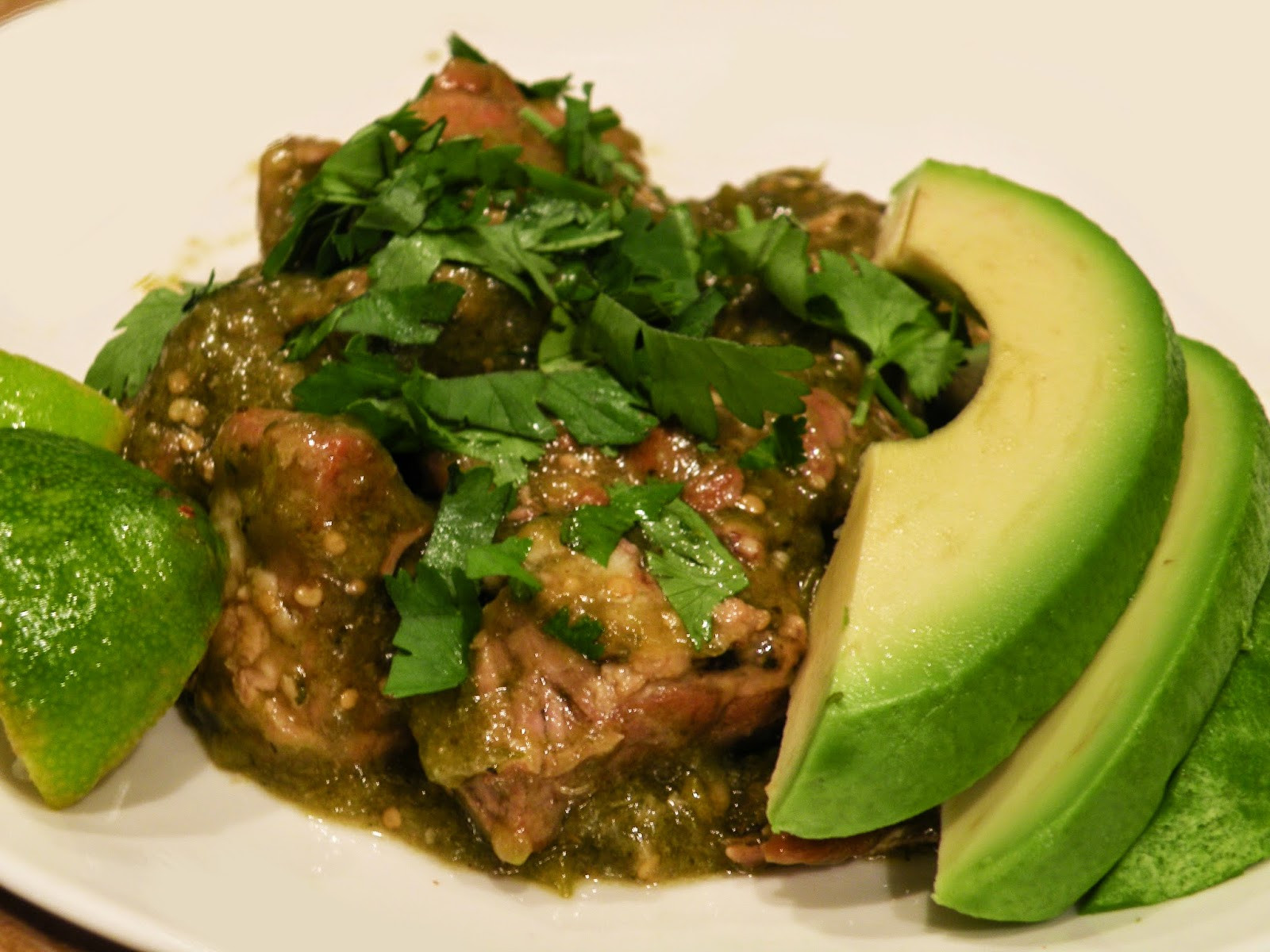 Chili Verde Pork
 Casa Wayward April 2014