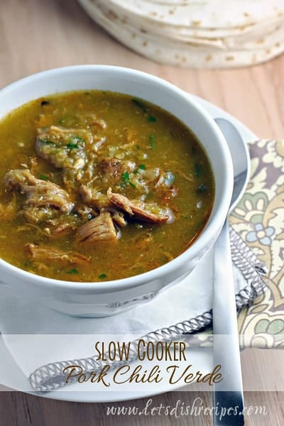 Chili Verde Pork
 Slow Cooker Pork Chili Verde — Let s Dish Recipes