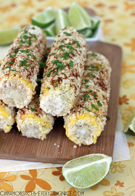 Chilis Roasted Street Corn
 Mexican Street Corn