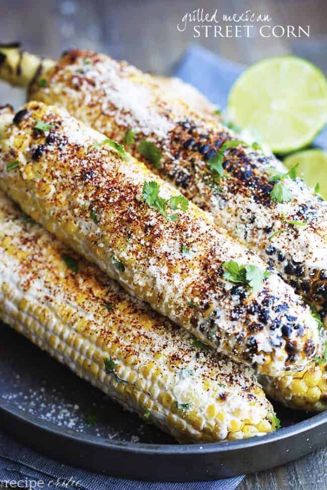 Chilis Roasted Street Corn
 Grilled Mexican Street Corn