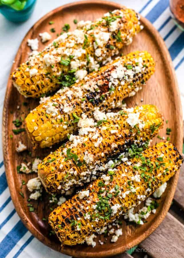 Chilis Roasted Street Corn
 Elote Corn Mexican Street Corn