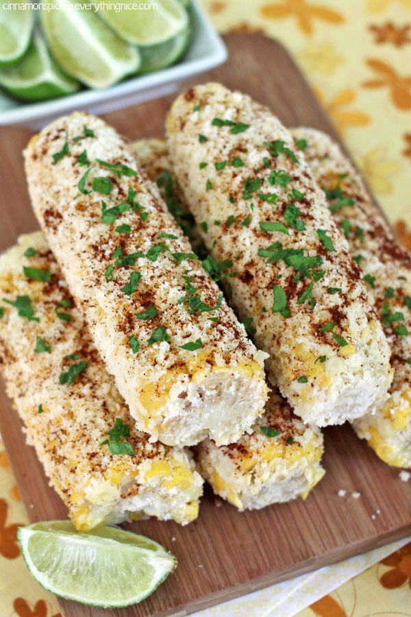 Chilis Roasted Street Corn
 Mexican Street Corn