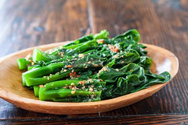 Chinese Broccoli Recipe
 Chinese Broccoli with Garlicky Ginger Miso Steamy