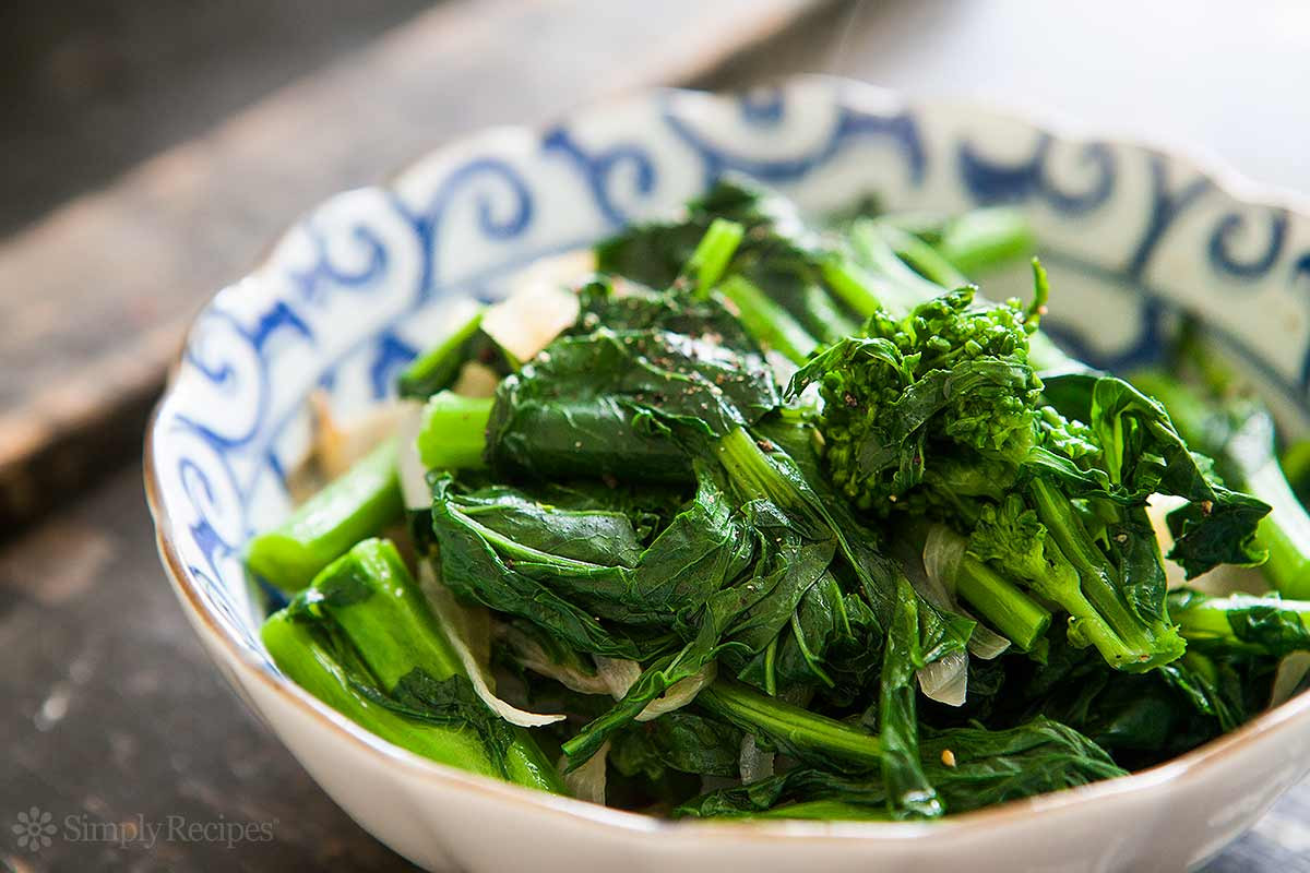 Chinese Broccoli Recipe
 Broccoli Rabe with Caramelized ions Recipe