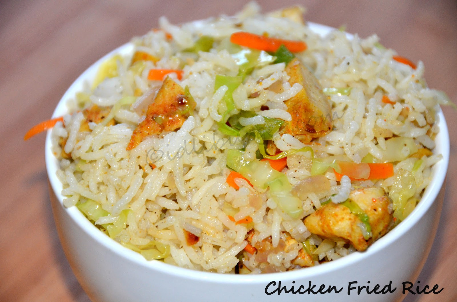 Chinese Chicken Fried Rice
 my culinary adventures Chicken Fried Rice Indo Chinese