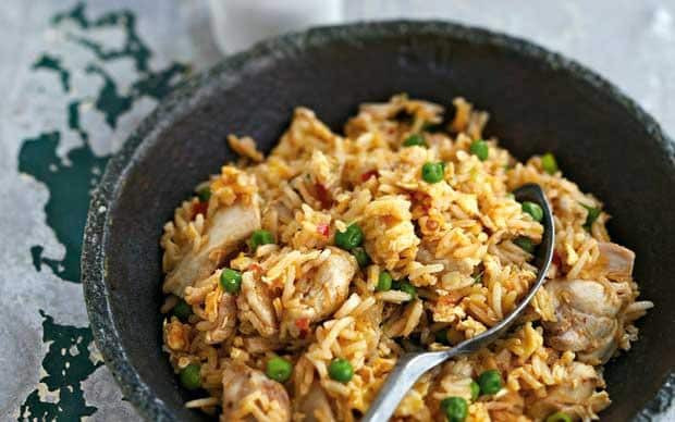 Chinese Chicken Fried Rice
 Chicken fried rice