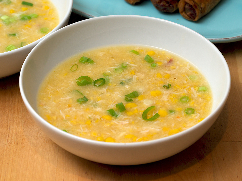 Chinese Corn Soup
 Crab and Sweetcorn Soup
