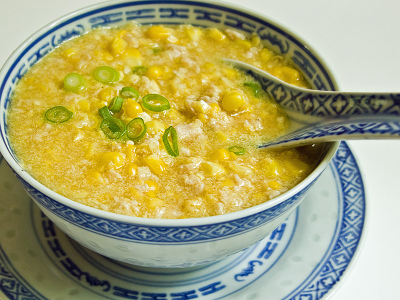 Chinese Corn Soup
 Cooking Weekends Chinese Corn Soup