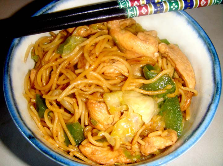 Chinese Crispy Noodles
 Chinese Crispy Noodles with Chinese and Ve ables