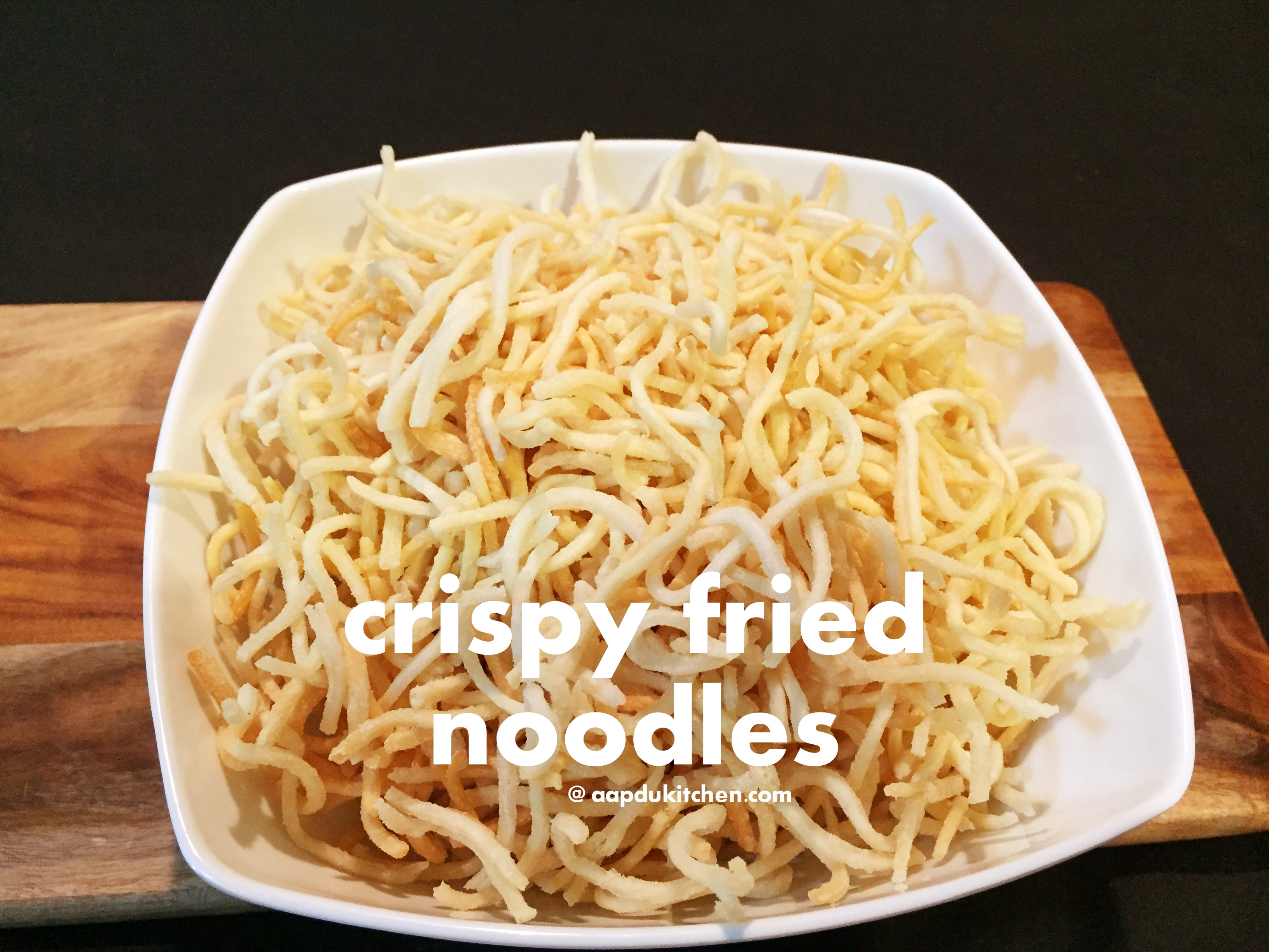 Chinese Crispy Noodles
 how to make fried noodles crispy fried noodles