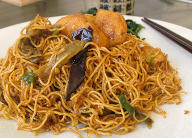 Chinese Egg Noodles Recipe
 chinese egg noodles with fried tofu and eggplant