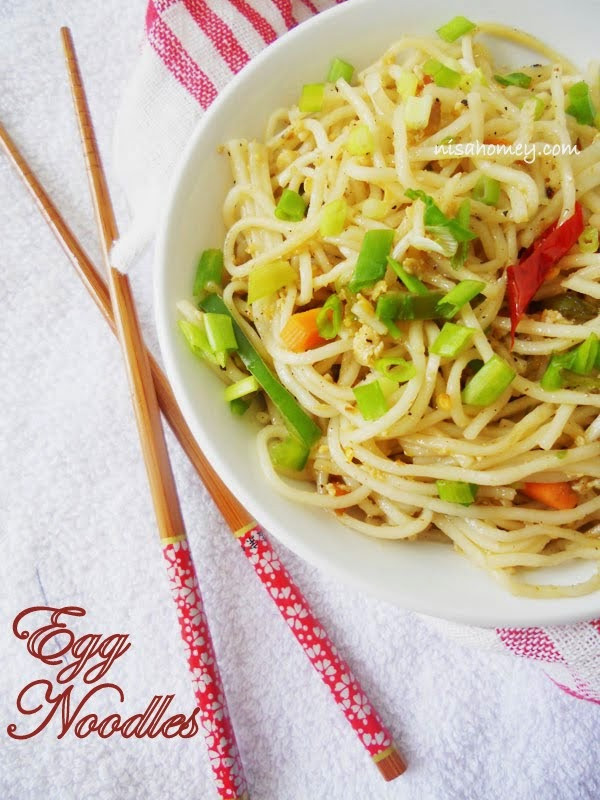 Chinese Egg Noodles
 Egg Noodles Chinese Style