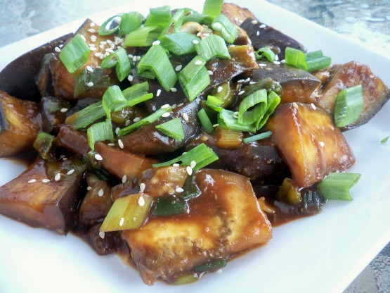 Chinese Eggplant Recipe
 Chinese Garlic Flavor Eggplant Recipe Genius Kitchen