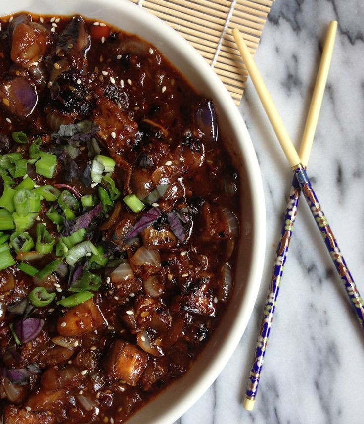 Chinese Eggplant Recipe
 Spicy Vegan Chinese Eggplant