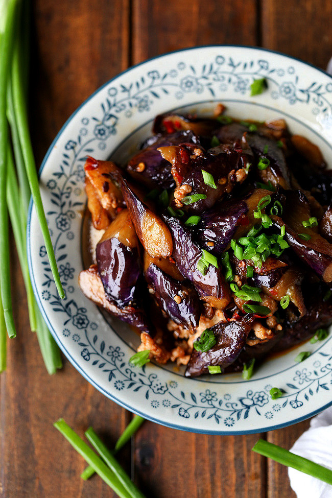 Chinese Eggplant Recipes
 Chinese Eggplants with Minced Pork