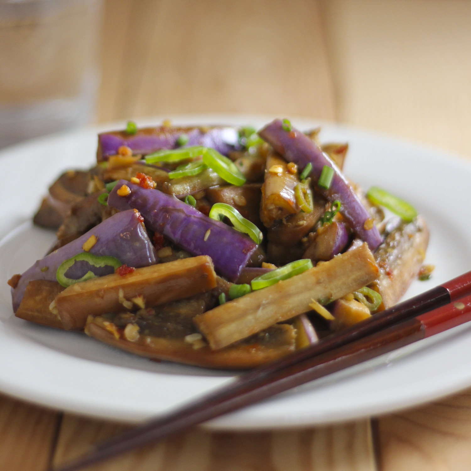 Chinese Eggplant Recipes
 Chinese Eggplant with Spicy Garlic Sauce 魚香茄子