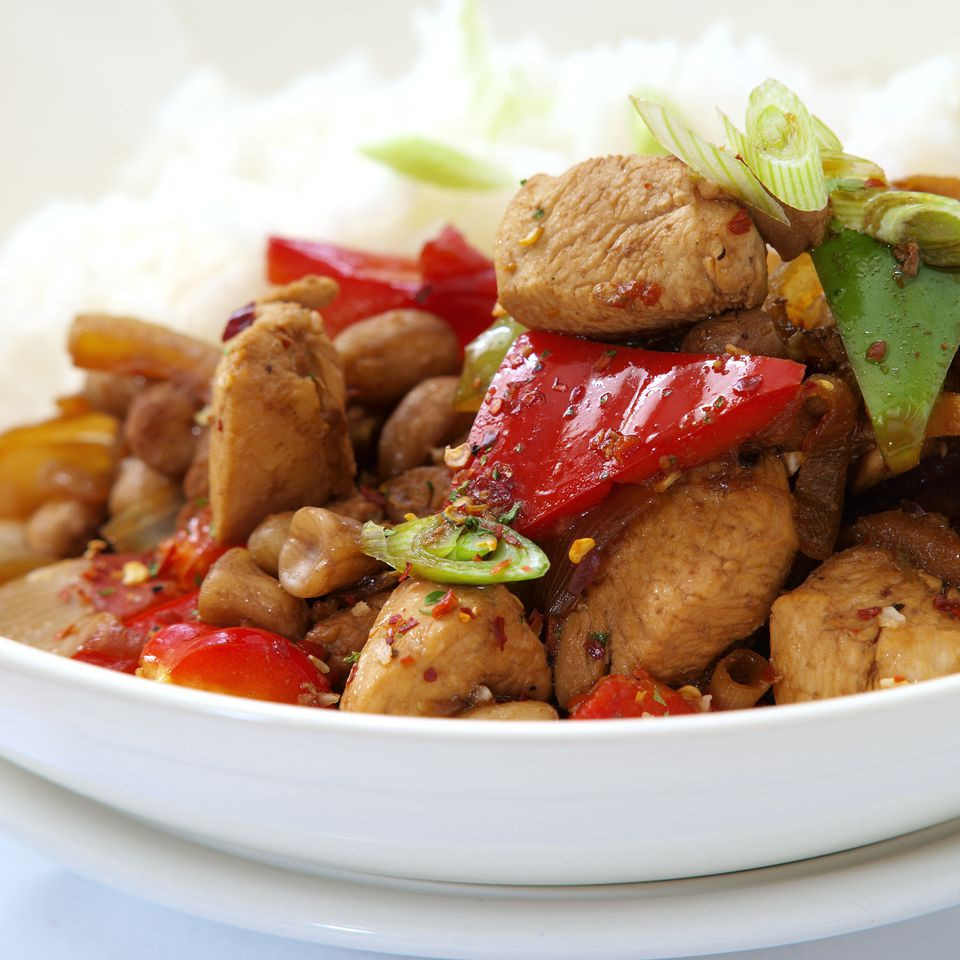 Chinese Fried Chicken
 Chinese Stir Fried Chicken with Bell Peppers Recipe