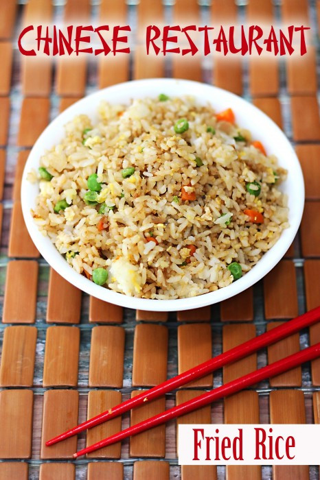 Chinese Fried Rice Restaurant Style
 Chinese Restaurant Fried Rice