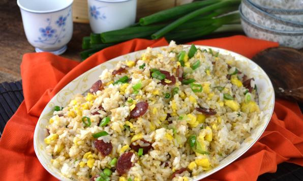 Chinese Sausage Fried Rice
 Appehtite Chinese Sausage Fried Rice Recipe