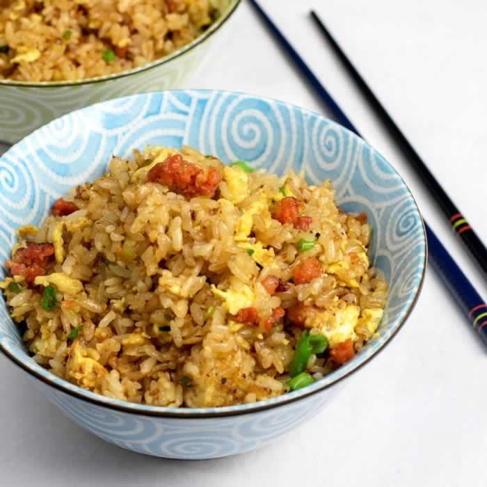 Chinese Sausage Fried Rice
 Home Style Chinese Fried Rice