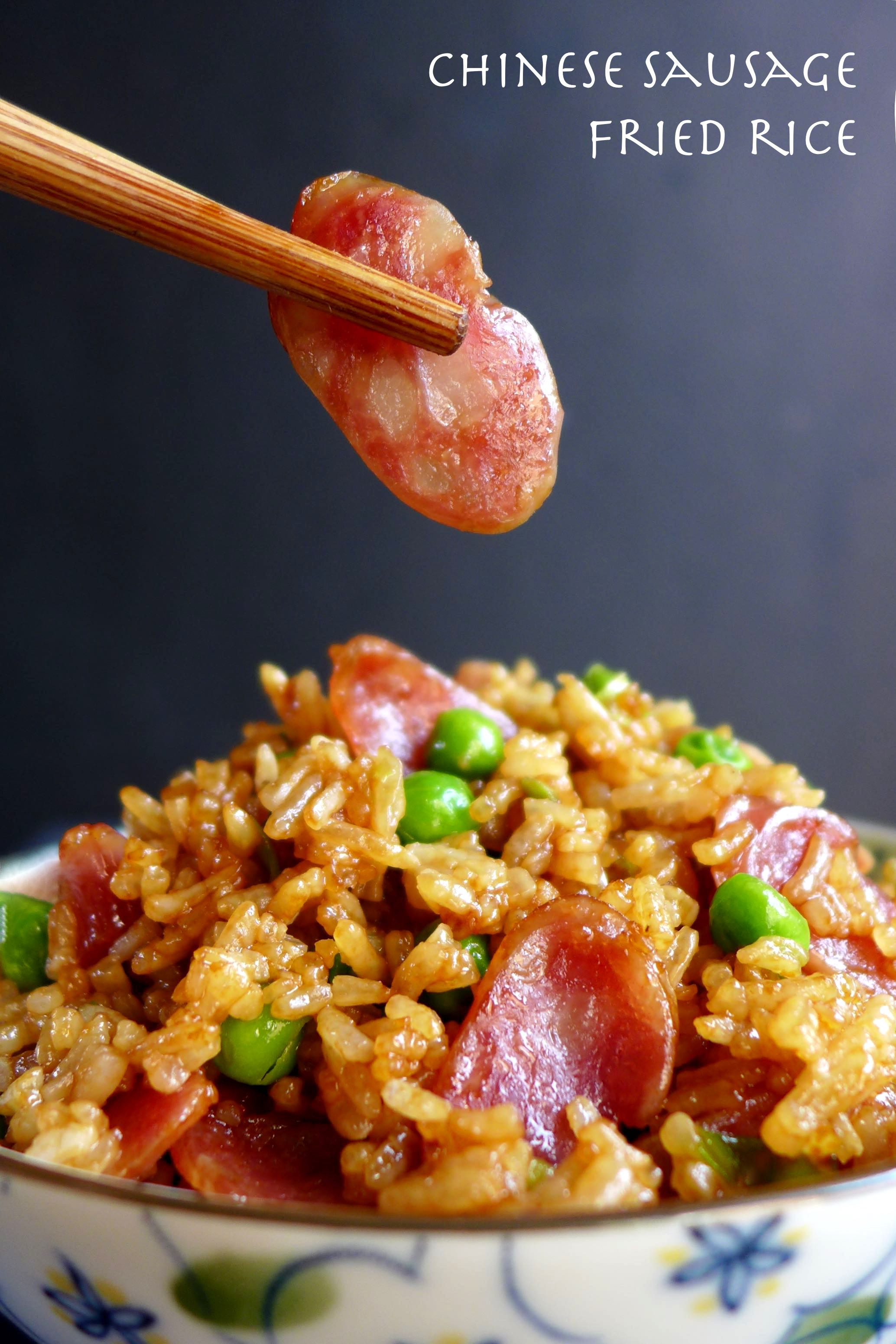 Chinese Sausage Fried Rice
 Chinese sausage fried rice – Red House Spice