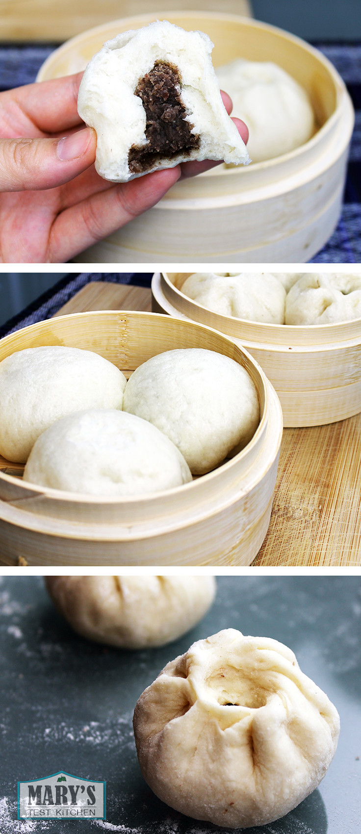 Chinese Steamed Bun Recipes
 Chinese Steamed Sweet Red Bean Buns 豆沙包 Dou Sha Bao