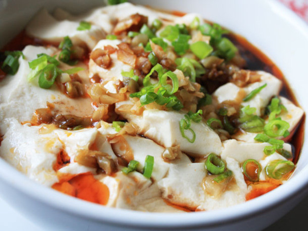 Chinese Tofu Recipes
 Chichi s Chinese Silken Tofu with Chili Oil