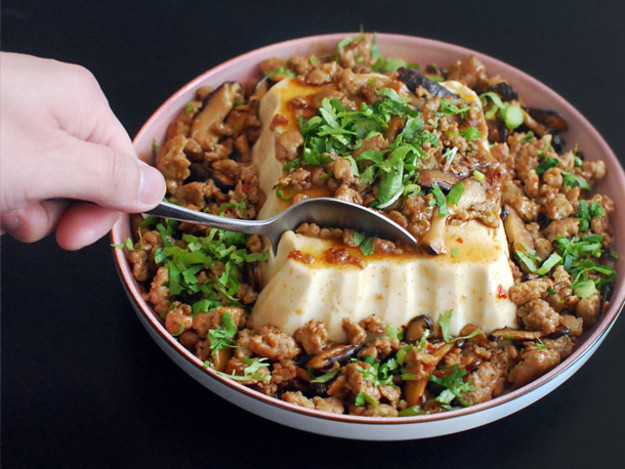 Chinese Tofu Recipes
 Chinese American Mashup Silken Tofu With Spicy Sausage