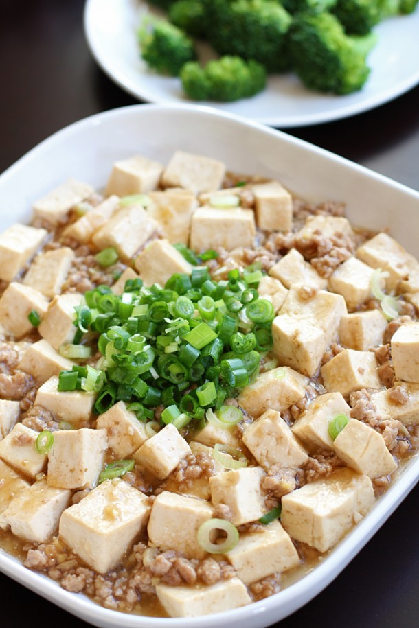 Chinese Tofu Recipes
 Ground Pork and Tofu Stir Fry