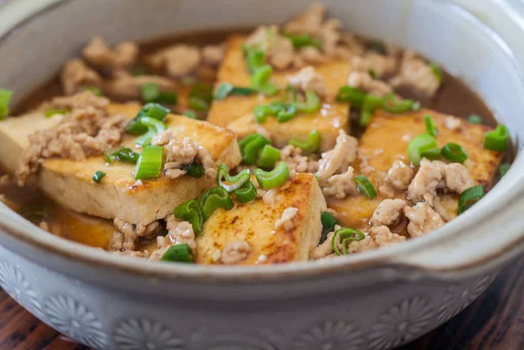 Chinese Tofu Recipes
 Braised Tofu with Ground Pork Steamy Kitchen Recipes