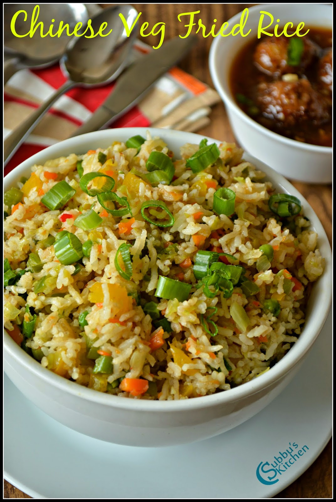 Chinese Vegetable Fried Rice
 Chinese Ve able Fried Rice Recipe