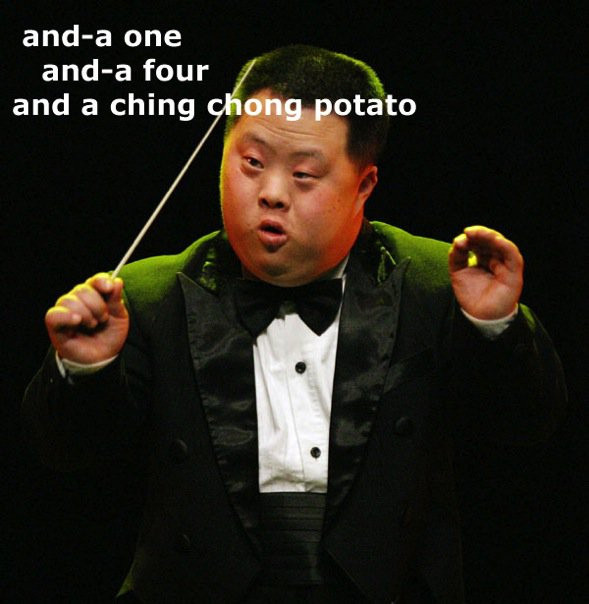 Ching Chong Potato
 ching chong potato retard asian conductor satv365