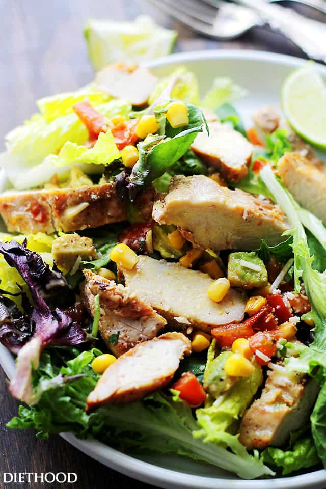 Chipotle Chicken Salad
 Grilled Chipotle Chicken Salad Recipe