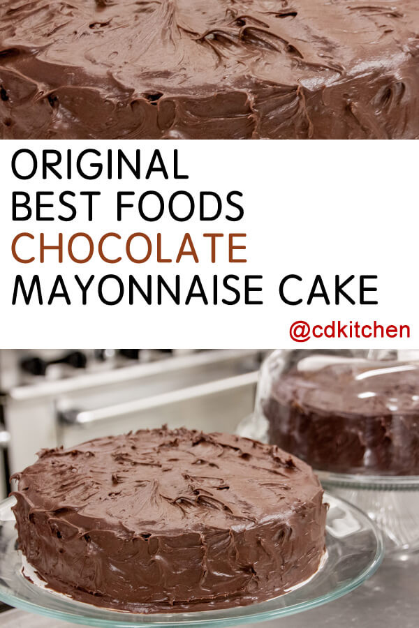 Choc Mayo Cake Recipe
 Original Best Foods Chocolate Mayonnaise Cake Recipe