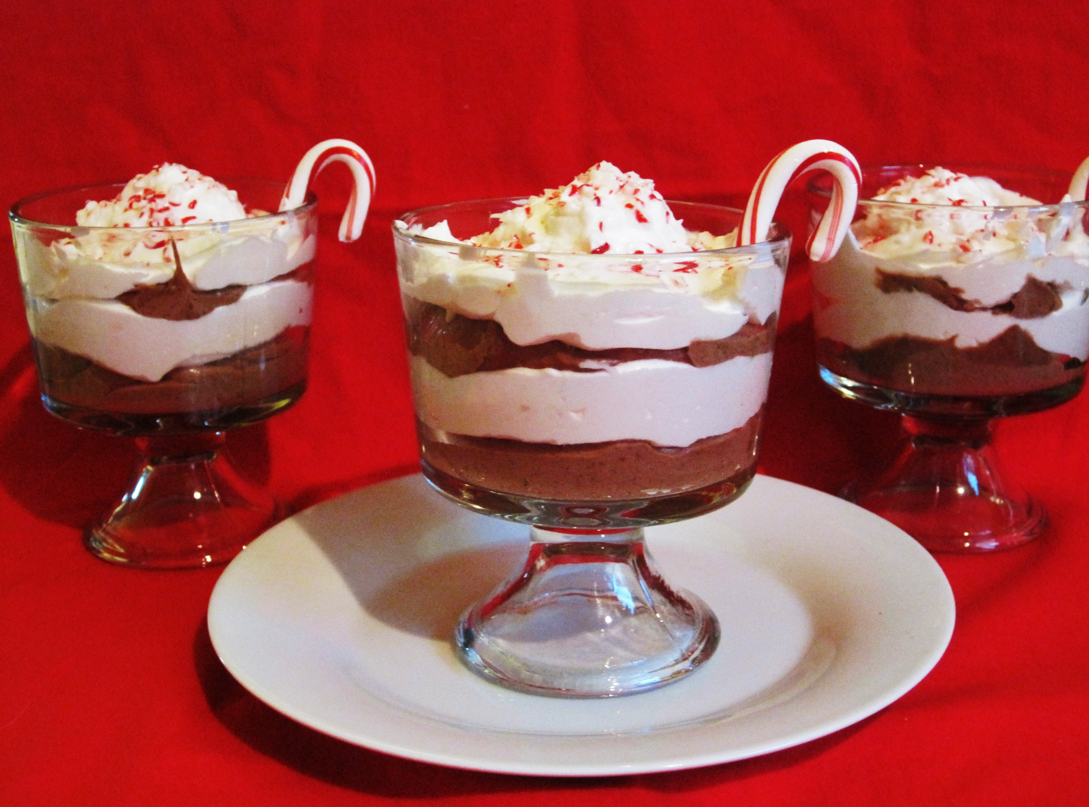 Choc Mousse Dessert
 Candy Cane Chocolate Mousse