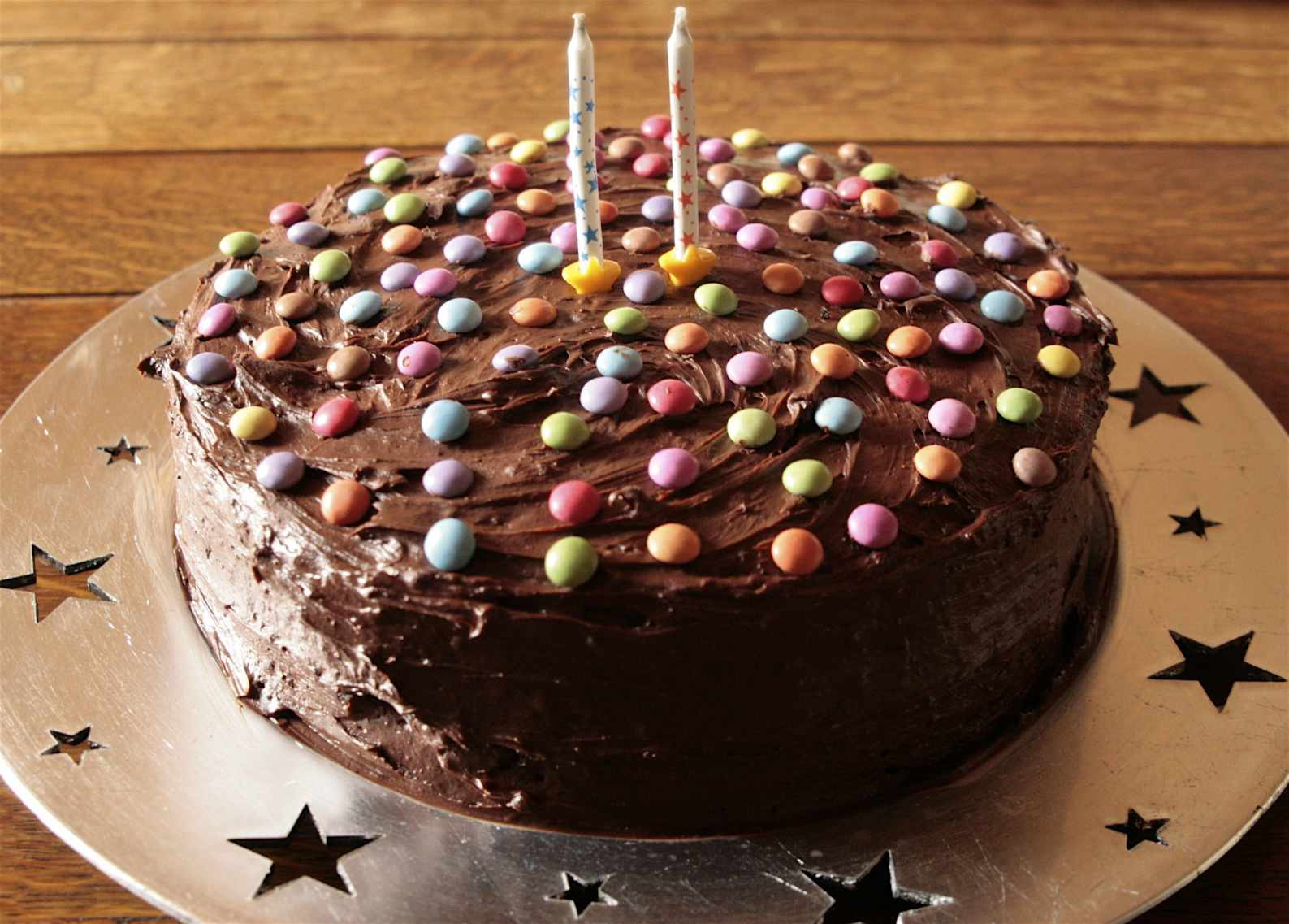 Chocolate Birthday Cake
 Chocolate birthday cake and best Birthday Wishes