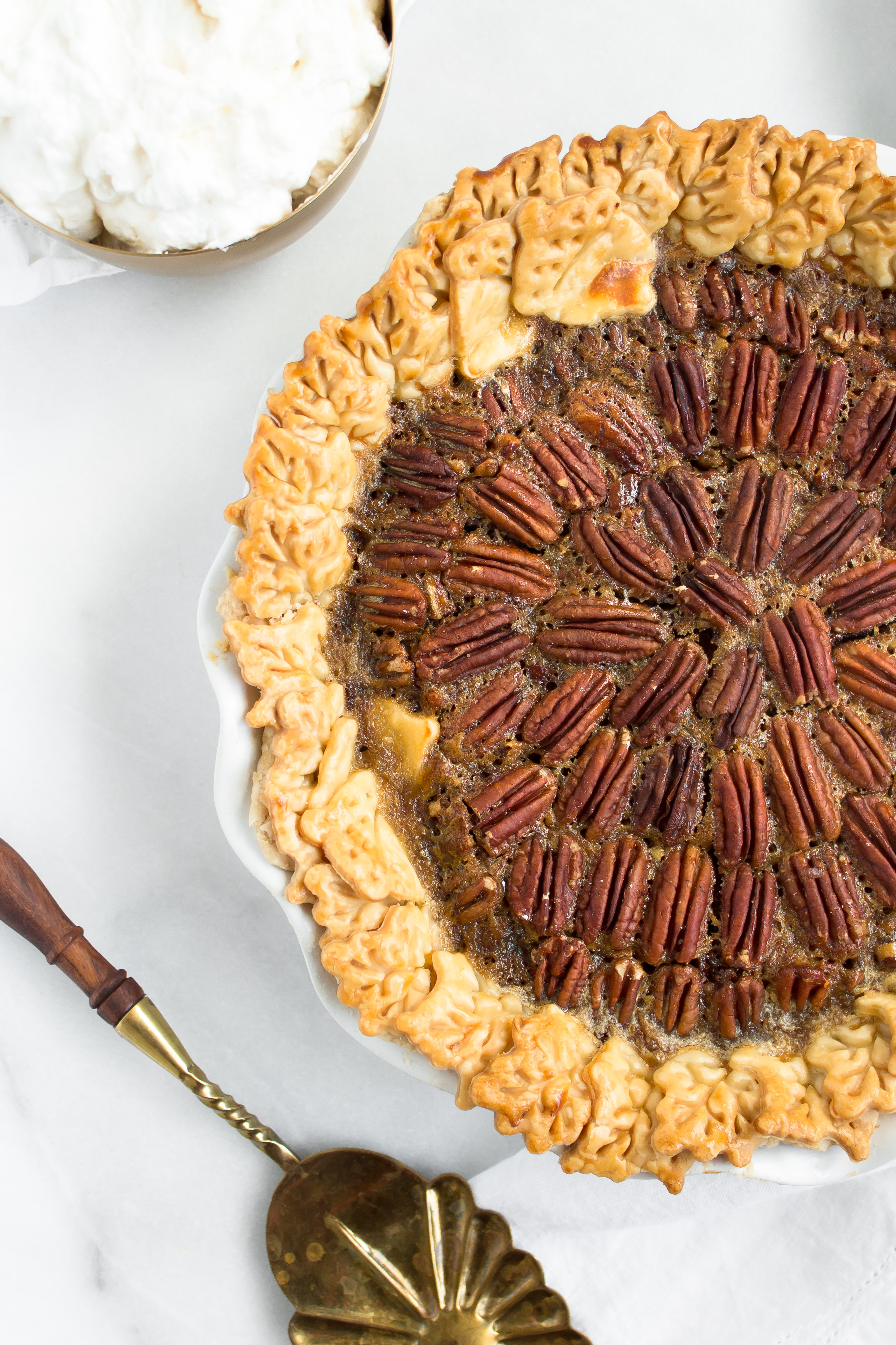 Chocolate Bourbon Pecan Pie
 chocolate chess bourbon pecan pie Pass the Cookies