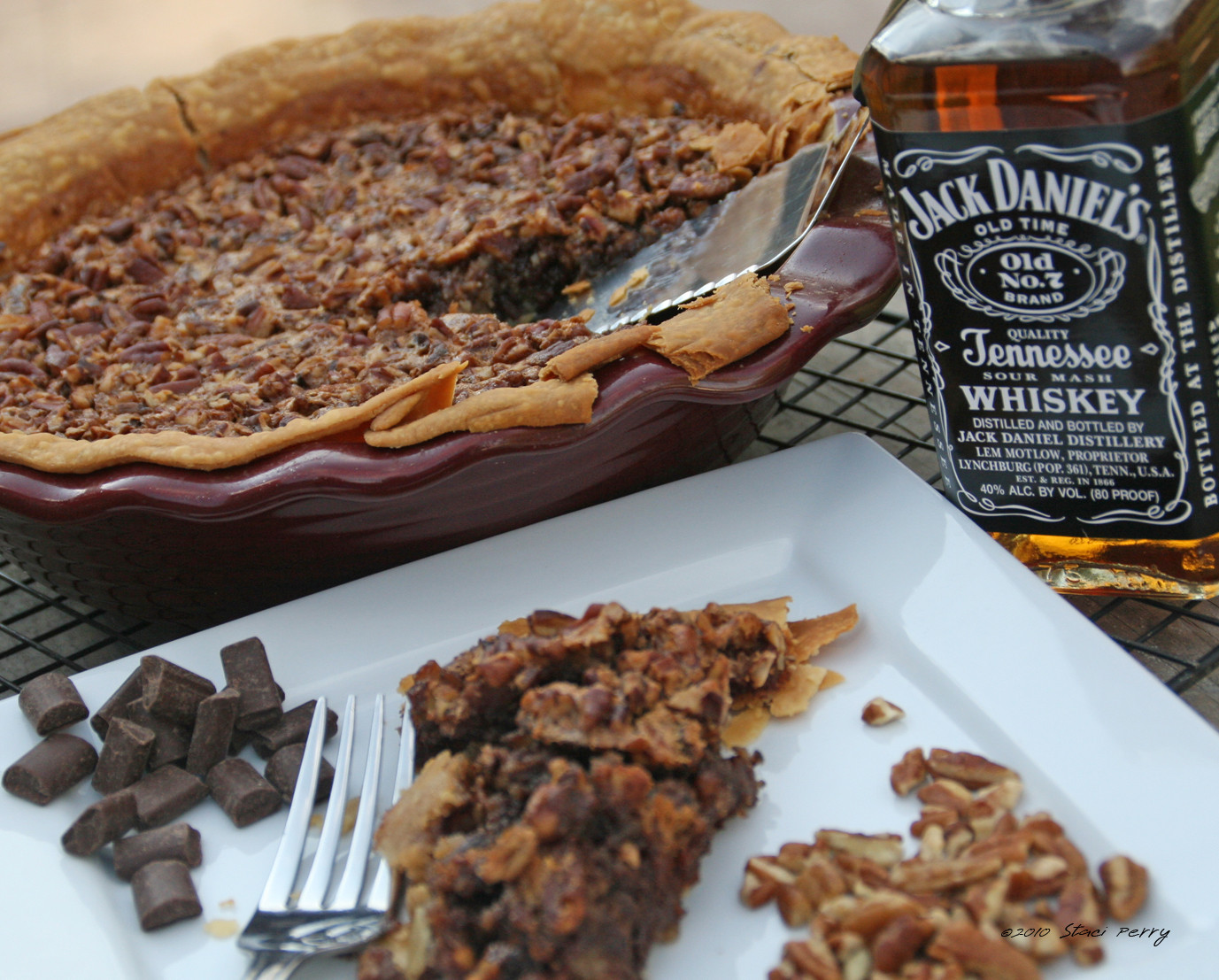 Chocolate Bourbon Pecan Pie
 Chocolate Bourbon Pecan Pie