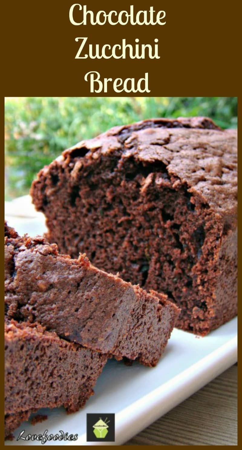 Chocolate Bread Recipe
 Moist Chocolate Zucchini Bread