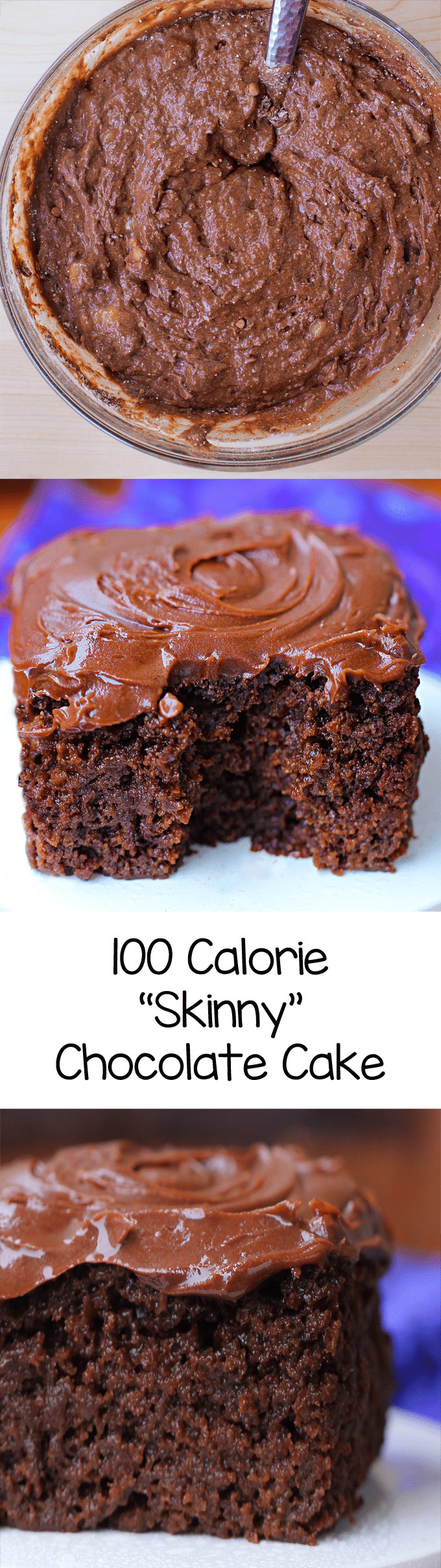 Chocolate Cake Calories
 100 Calorie Chocolate Cake with NO oil