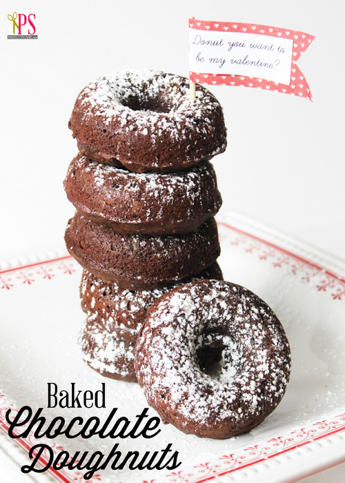 Chocolate Cake Donut Recipes
 Baked Chocolate Cake Doughnuts