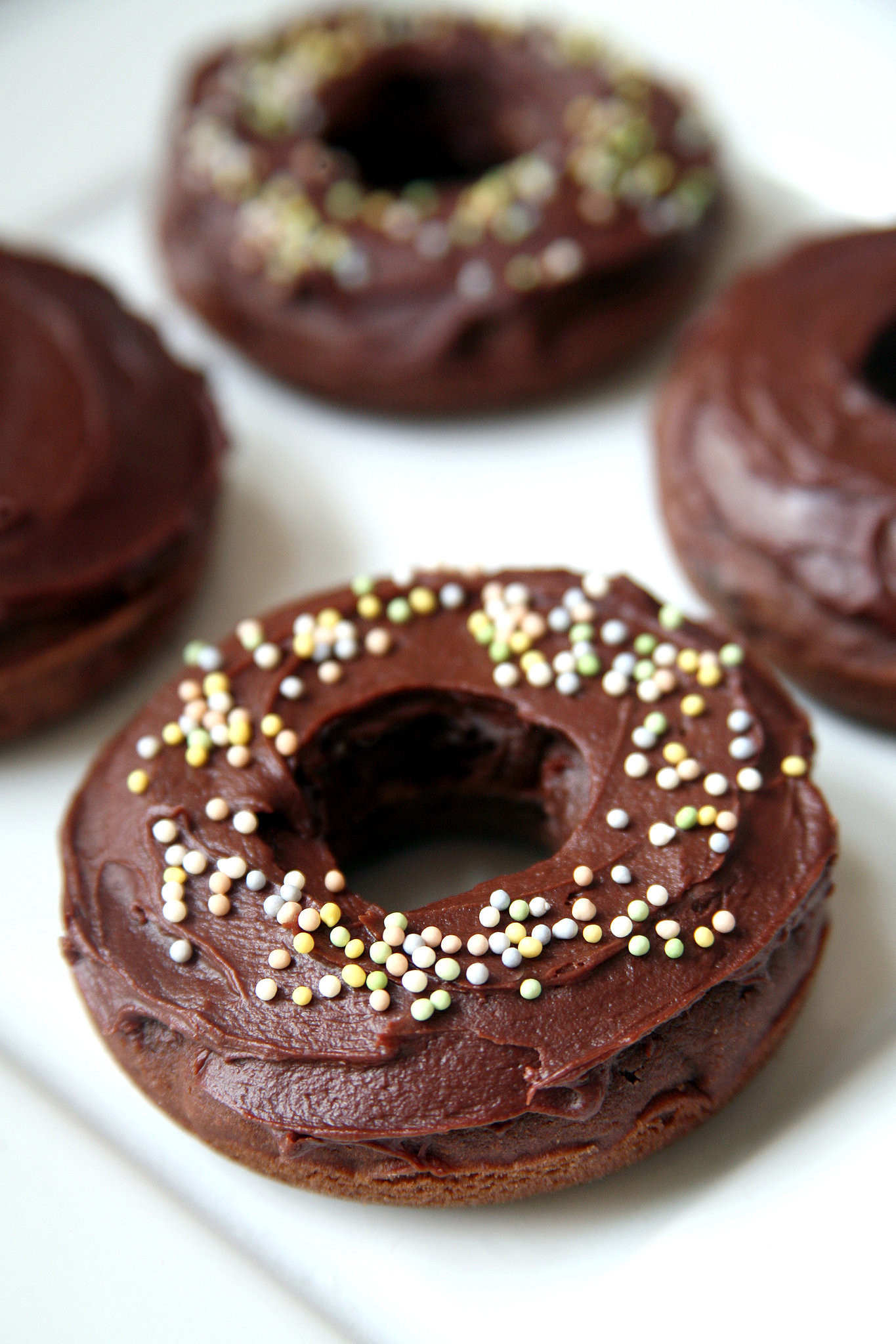 Chocolate Cake Donut Recipes
 Healthy Vegan Chocolate Frosted Doughnut Recipe