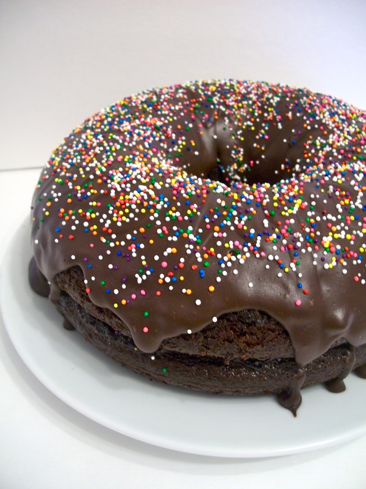 Chocolate Cake Donut
 Brooke Bakes Chocolate Donut Cake