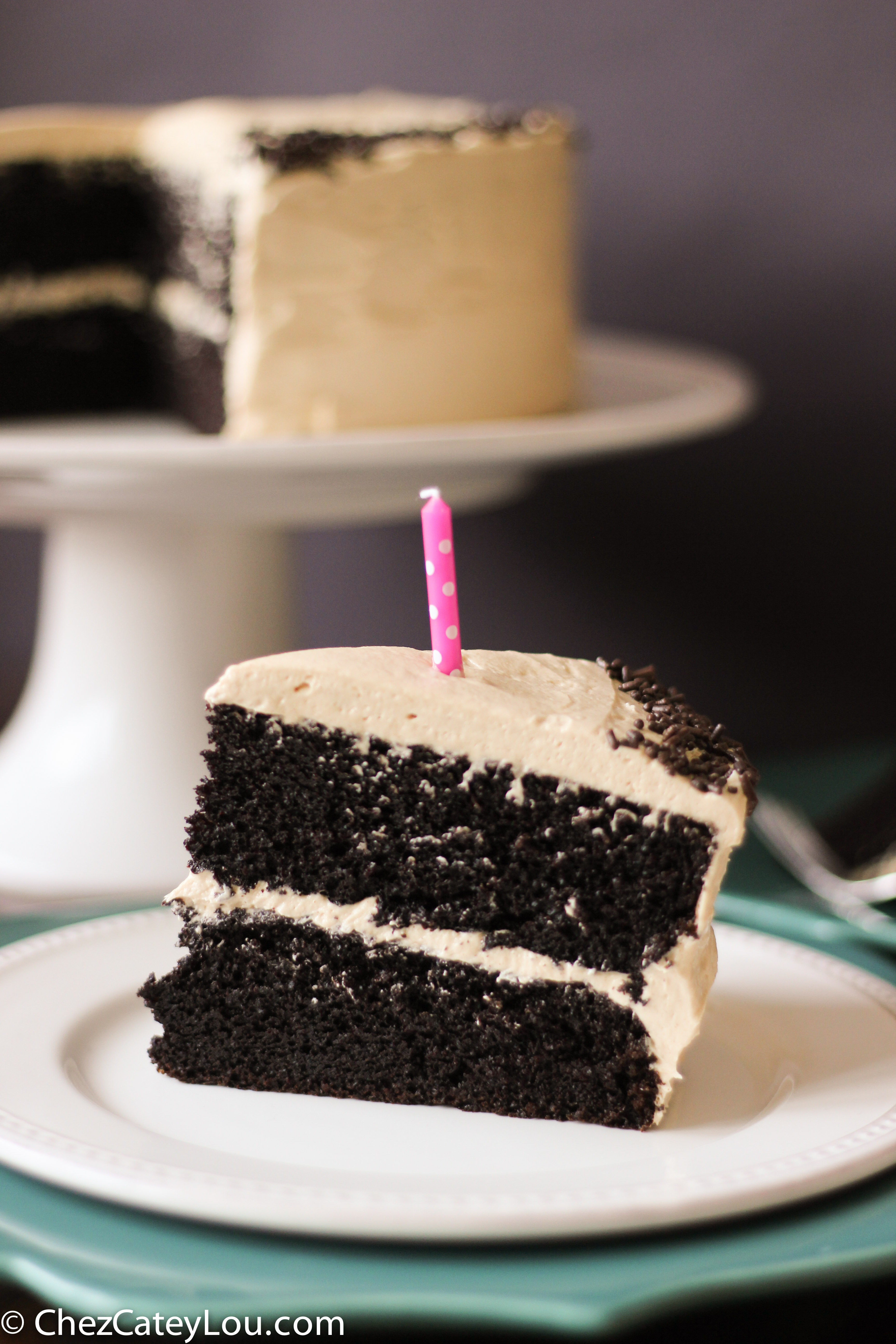 Chocolate Cake Frosting
 Chocolate Cake with Peanut Butter Buttercream Frosting