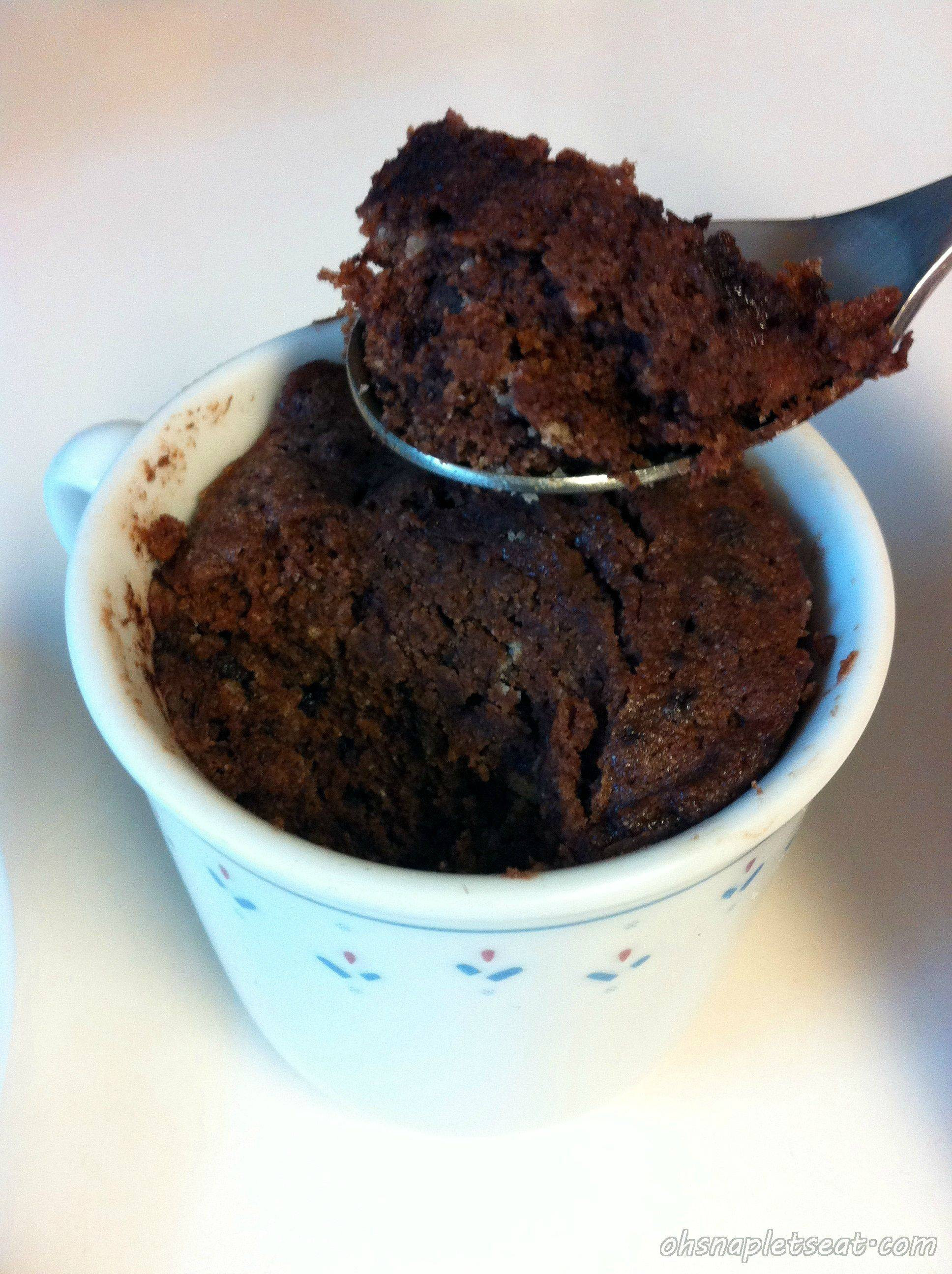 Chocolate Cake In A Cup
 5 Minute Dessert Paleo Chocolate Cake In A Cup Oh Snap