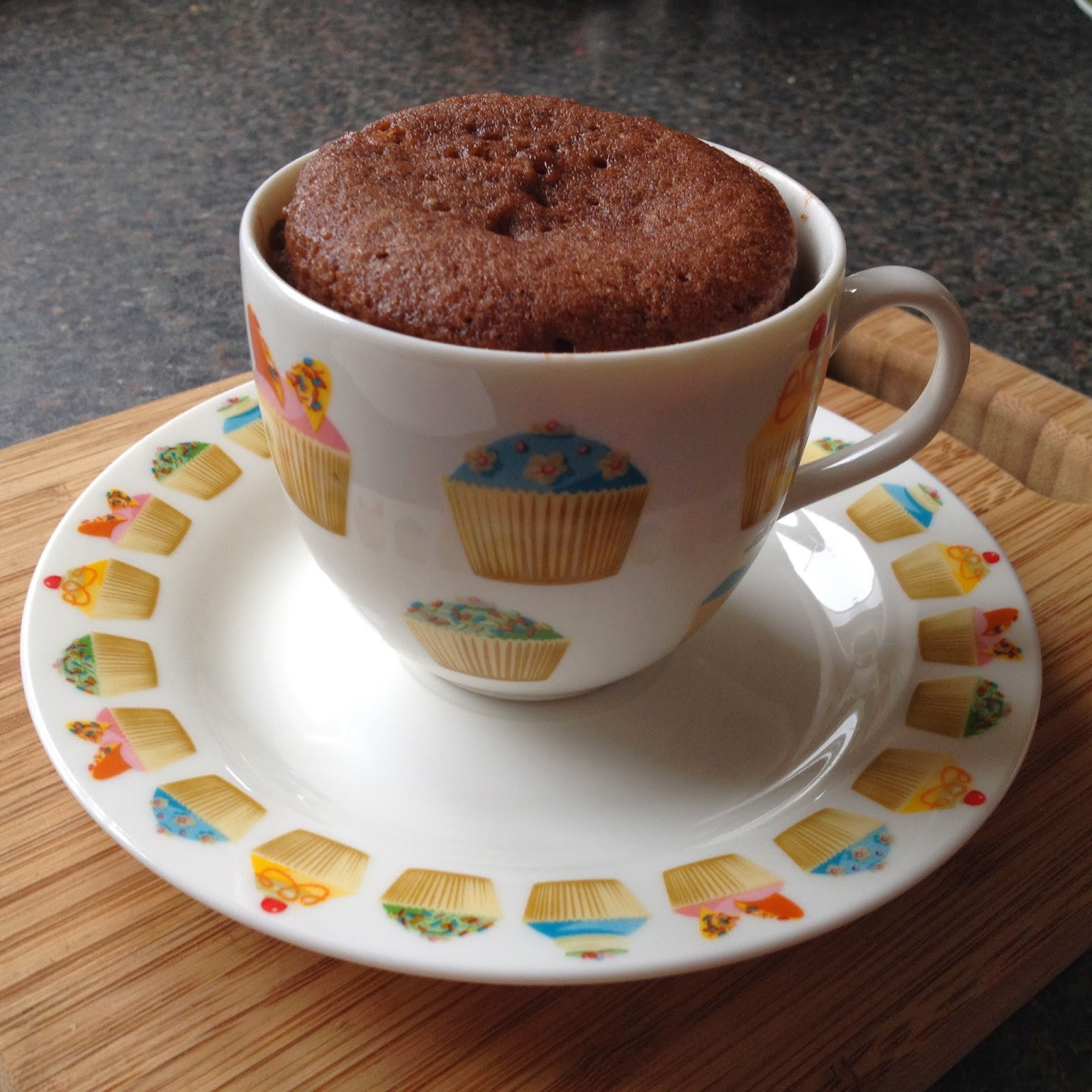 Chocolate Cake In A Cup
 Cake in a mug recipe