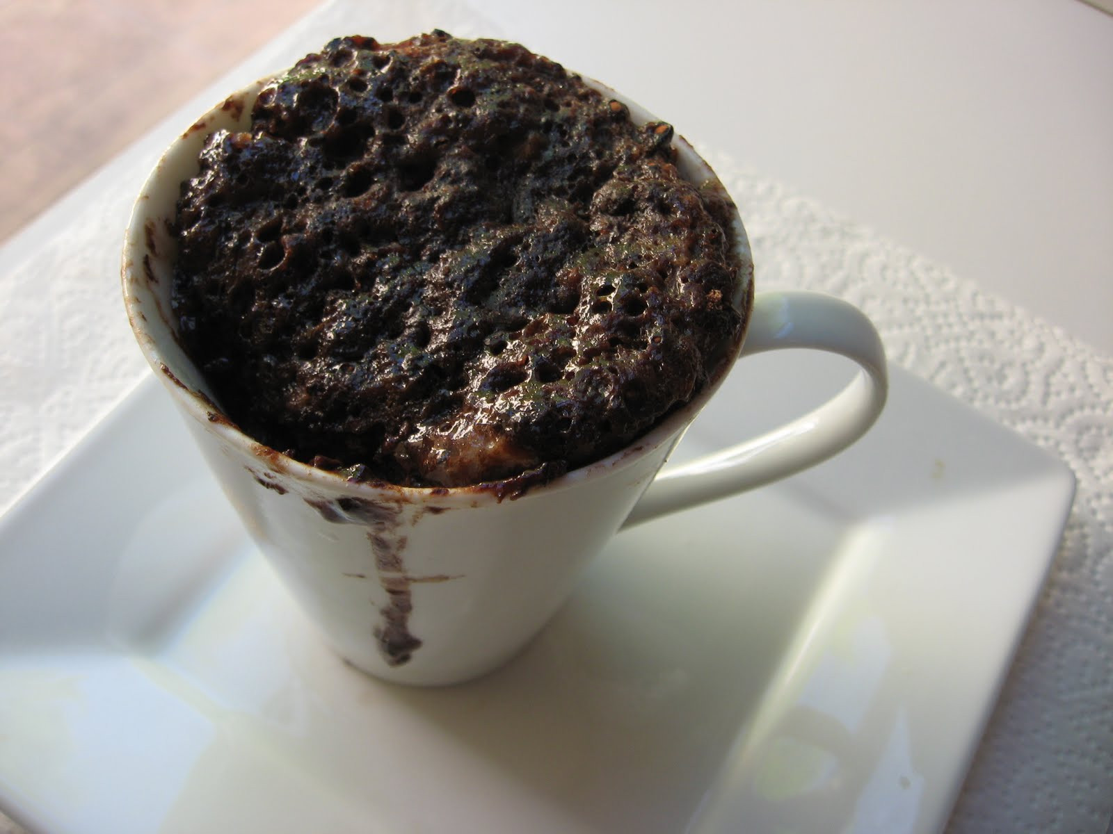 Chocolate Cake In A Cup
 she s in the kitchen 3 minute microwave chocolate cake in