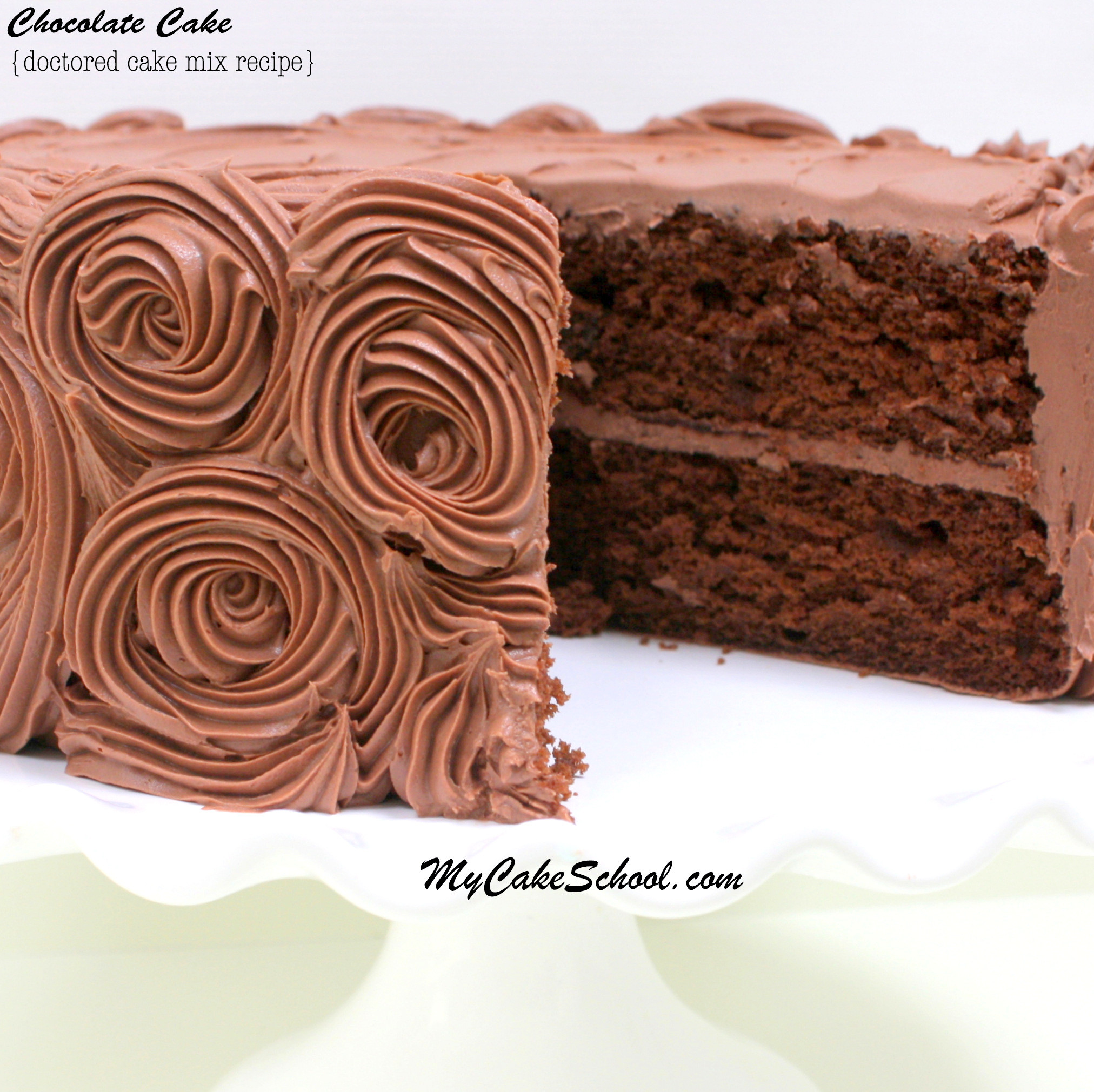 Chocolate Cake Mix Recipes
 Chocolate Cake A Doctored Mix Recipe